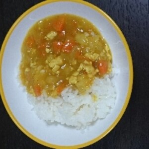 大人のカレーから作る　子供用カレー